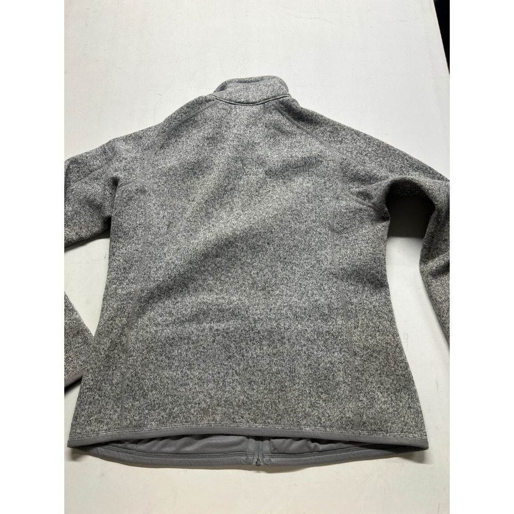 Patagonia Better Sweater Fleece Sweater Gray Full Zip Mockneck Womens Sz Medium - Picture 10 of 10